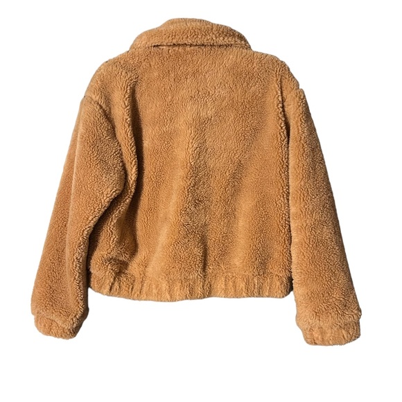 Urban Outfitters Teddy Jacket in Honey Women’s Size Medium - Picture 3 of 4